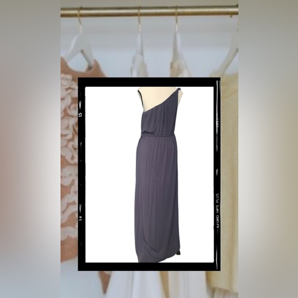 J.Crew Thea Maxi in Twisted One Shoulder Stretch Jersey Dress - Picture 4 of 8